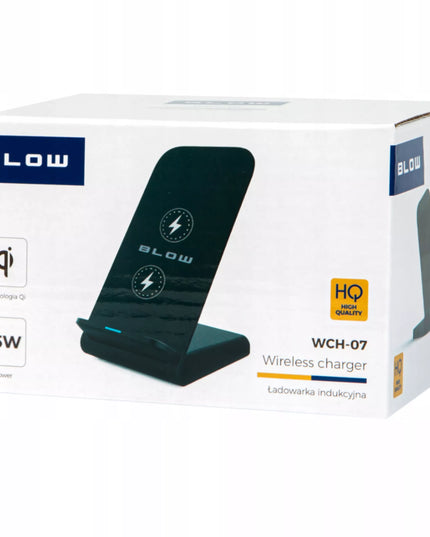 BLOW belaidis indukcinis tinklo įkroviklis, greito įkrovimo stotelė 15W USB-C QI