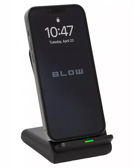 BLOW tinklo indukcinis belaidis greitas 15W Qi įkroviklis su USB-C jungtimi