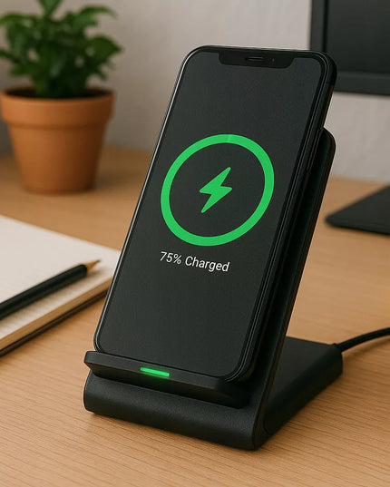 BLOW tinklo indukcinis belaidis greitas 15W Qi įkroviklis su USB-C jungtimi