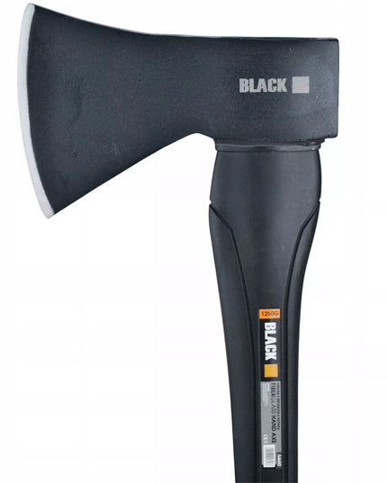 Kirvis su ilga fibra rankena, universali, BLACK, 1250g galva, 70cm