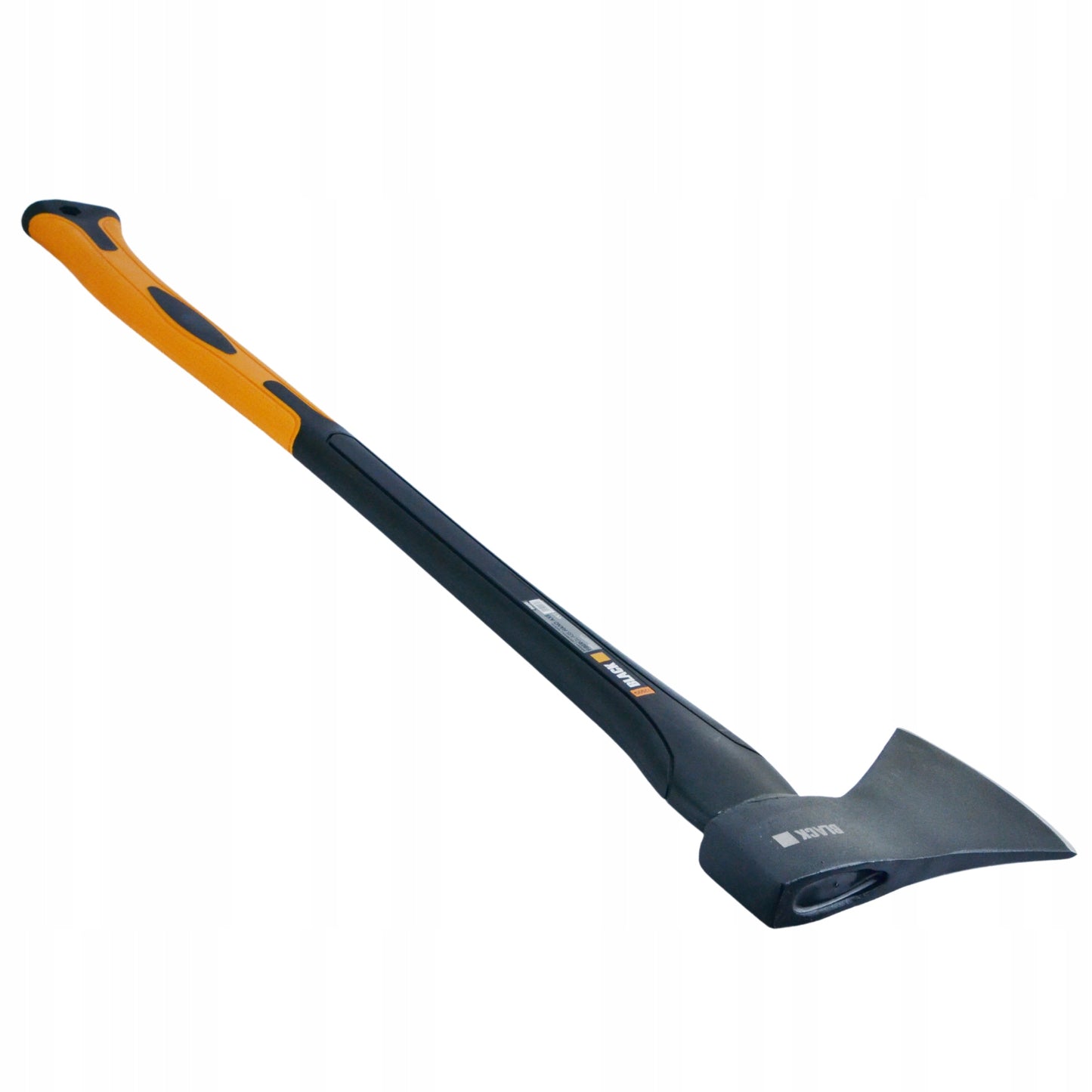 Kirvis su ilga fibra rankena, universali, BLACK, 1250g galva, 70cm