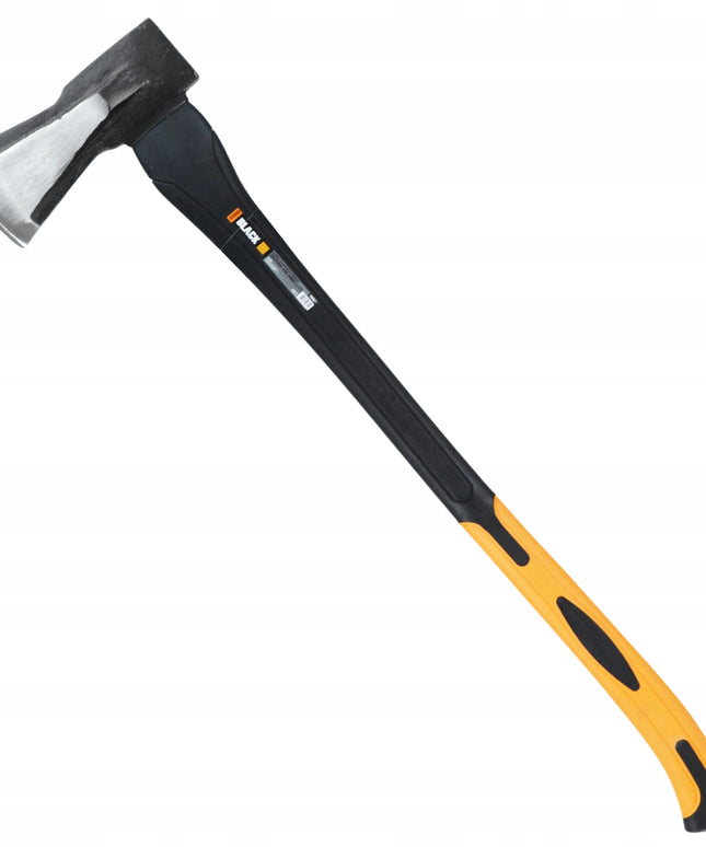 Didelis skaldymo kirvis FIBERGLASS 810mm, pleištinis kirvis 2500g 2,5kg, tvirtas