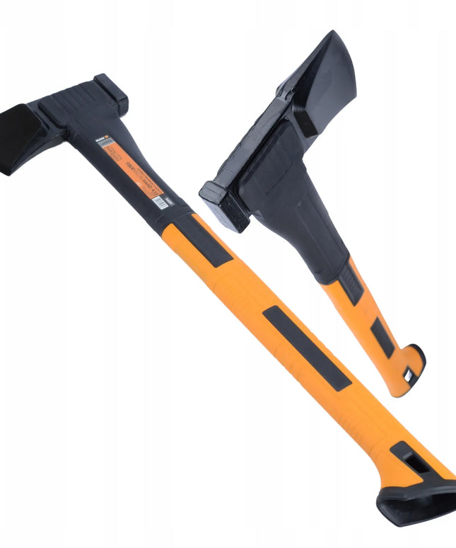 Black skaldymo kirvis su ilgu stiklo pluošto kotu 1,6 kg 60 cm