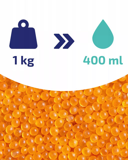 SILICA GEL drėgmės sugėriklis oranžinis silikagelis 1 kg 1000g