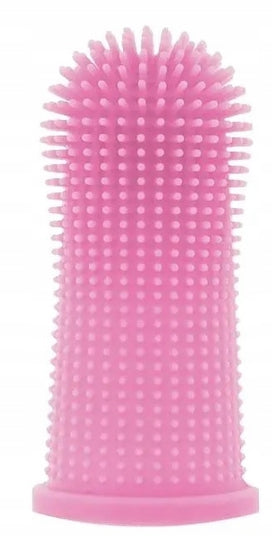 SILIKONINIS ŠEPETĖLIS DANTŲ VALYMUI ŠUNIUKUI SAUGUS