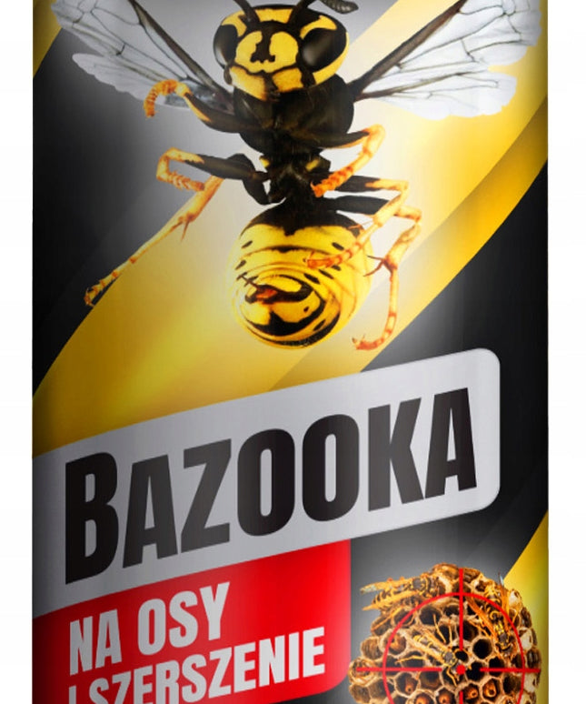 Stiprus purškiamasis preparatas nuo vapsvų ir širšių lizdų BAZOOKA 750ml