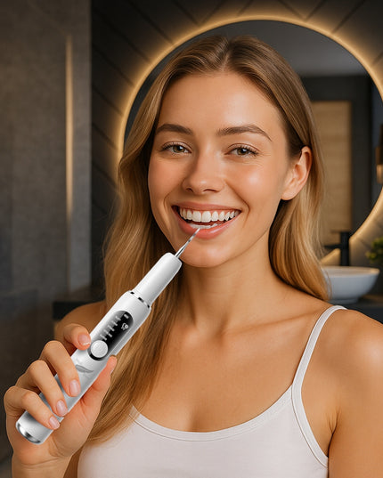 ULTRAGARSINIS DANTŲ SKALERIS - 5 REŽIMAI DANTŲ AKMENIMS PAŠALINTI