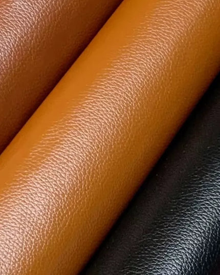 Lipni ekologiška dirbtinė oda su klijais, lopas, odos atnaujinimas 137x50, juoda