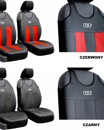 „Pok-Ter GT“ ekologiškos odos automobilio priekinių sėdynių užvalkalai