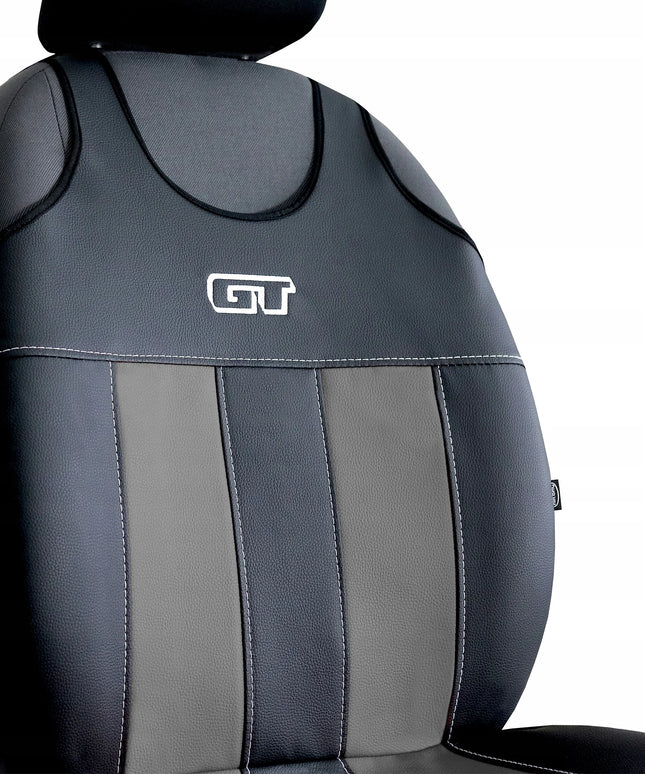 „Pok-Ter GT“ ekologiškos odos automobilio priekinių sėdynių užvalkalai