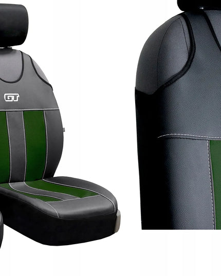 Ekologiškos odos automobilinių sėdynių užvalkalai „Pok-Ter GT“ PT-629