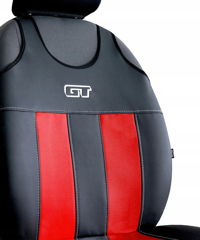 Ekologiškos odos automobilinių sėdynių užvalkalai „Pok-Ter GT“ PT-629