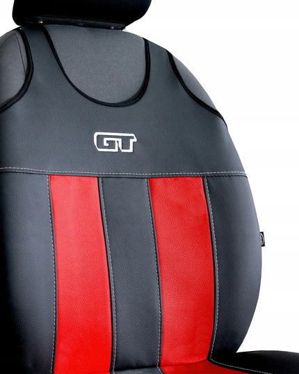Ekologiškos odos automobilinių sėdynių užvalkalai „Pok-Ter GT“ PT-629