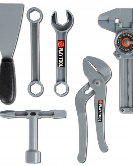 Įrankių dėžė lagaminas su gręžtuvu, dirbtuvių meistro rinkinys