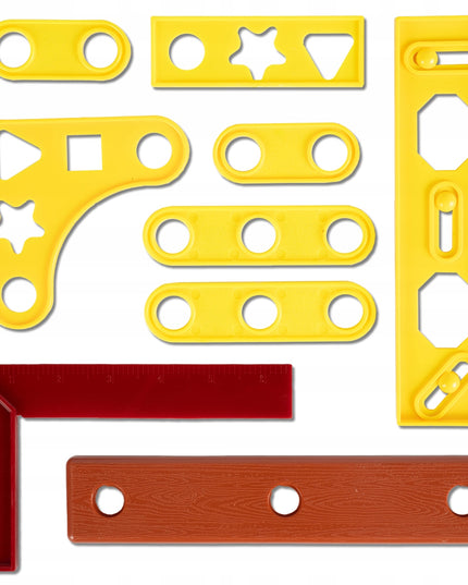 Įrankių dėžė lagaminas su gręžtuvu, dirbtuvių meistro rinkinys