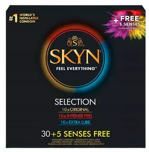 SKYN SELECTION prezervatyvai MIX 35 vnt.