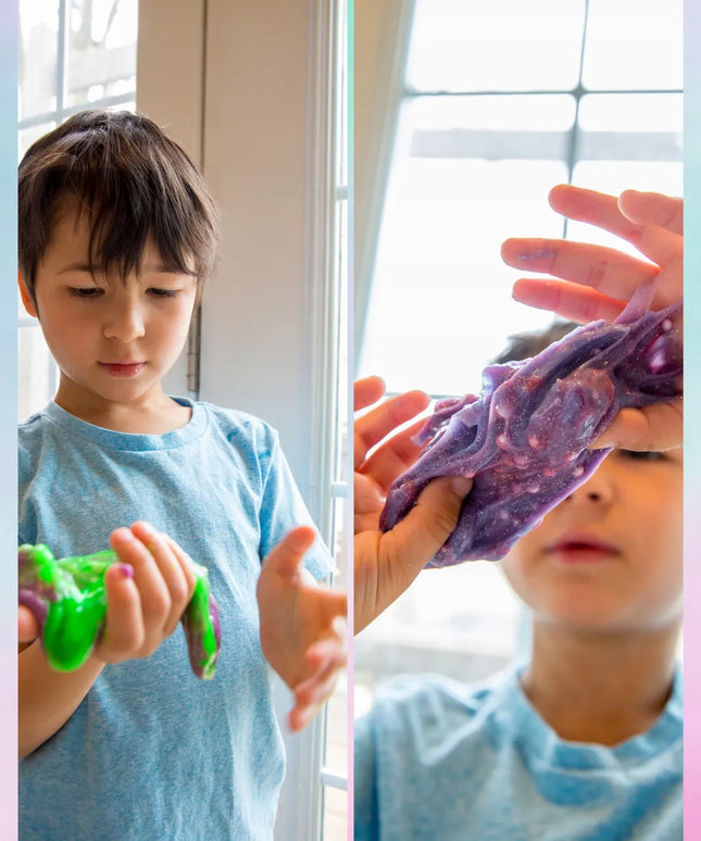 Didelis kūrybinis „slime“ gaminimo rinkinys vaikams, 71 dalis su priedais ir dekoracijomis
