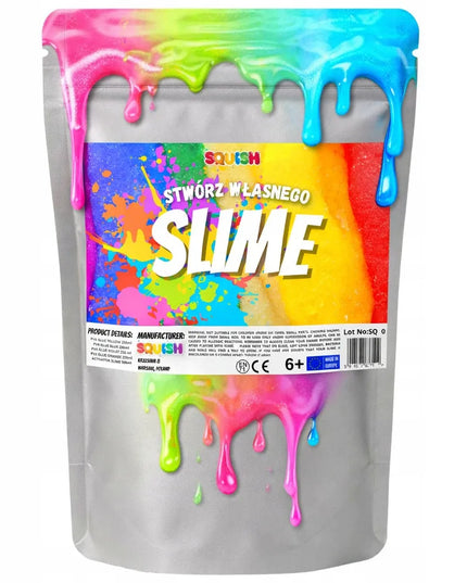 „Squish“ „Slime XXL“ 17 viename gleivių rinkinys, 500 ml PVA klijų, aktyvatorius ir priedai