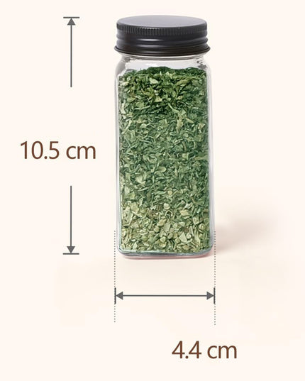 Indeliai prieskoniams stiklainiai talpyklos rinkinys 24 vnt 72 lipdukai