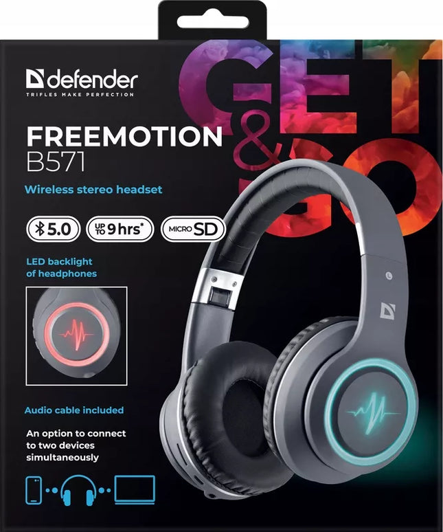Belaidės ausinės Defender FreeMotion B571