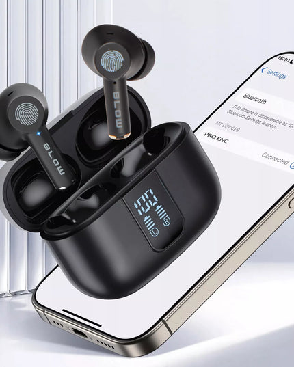 Belaidės Vidinės Ausinės PRO ENC BLUETOOTH 5.3 USB-C POWERBANK