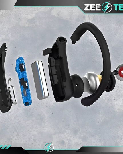 Belaidės į ausis įkišamos ausinės su mikrofonu, Bluetooth, sportinės, žaidimų