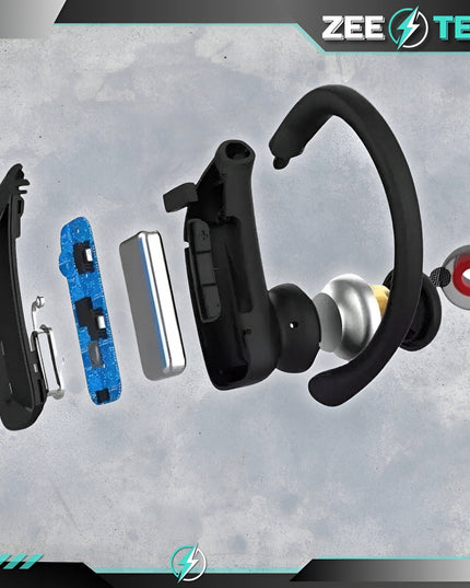 Belaidės į ausis įkišamos ausinės su mikrofonu, Bluetooth, sportinės, žaidimų