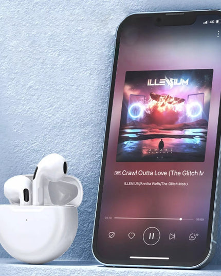 Belaidės ausinės PRO 6 BLUETOOTH 5.3 + Powerbank + USB C tipo laidas