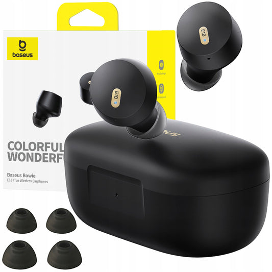 Belaidės Bluetooth ausinės BASEUS į ausį, dokanalinės TWS ENC IPX4