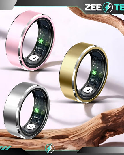 SMART RING Išmanusis žiedas Širdies ritmas Kraujospūdis Miego sporto SMARTRING