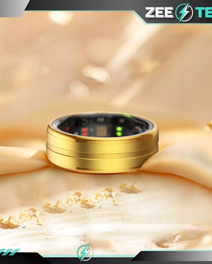 SMART RING Išmanusis žiedas Širdies ritmas Stresas Žingsniai Miego Sportas SMARTRING