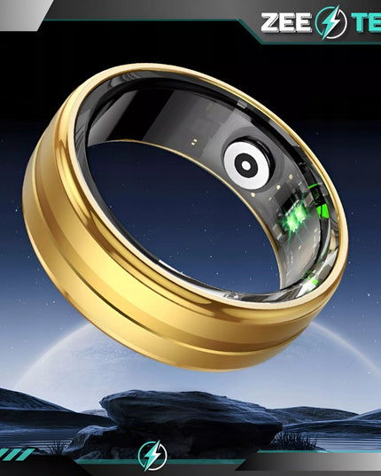 SMART RING Išmanusis žiedas Širdies ritmas Stresas Žingsniai Miego Sportas SMARTRING