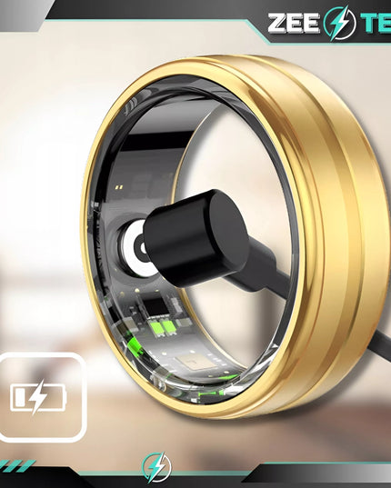 SMART RING Išmanusis žiedas Širdies ritmas Stresas Žingsniai Miego Sportas SMARTRING