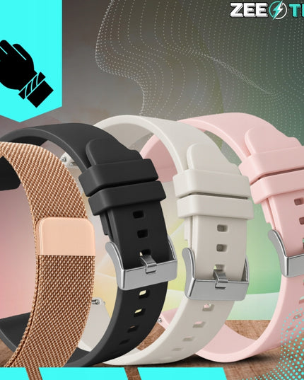 SMARTWATCH Moteriškas Laikrodis Pokalbiai Lenkiškas Meniu Cukraus Matuoklis Auksinis + 4 Apyrankės