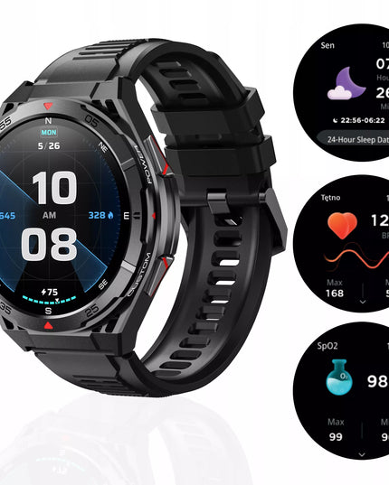 Vyriškas išmanusis laikrodis BLOW X14 PRO GPS AMOLED, atsparus vandeniui, sportinis