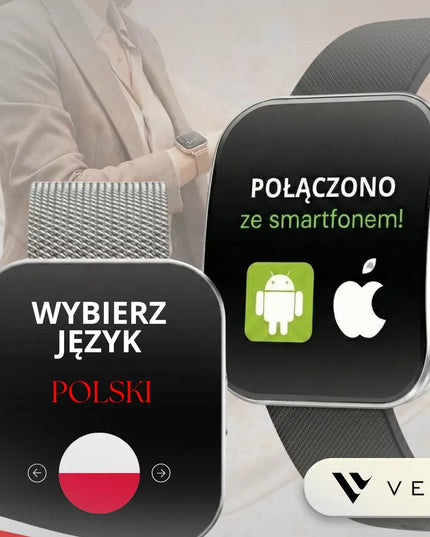 MOTERIŠKAS IŠMANUSIS LAIKRODIS VESS SU UŽLENKTU 3D EKRANU, AMOLED IR 4 DIRŽELIAIS