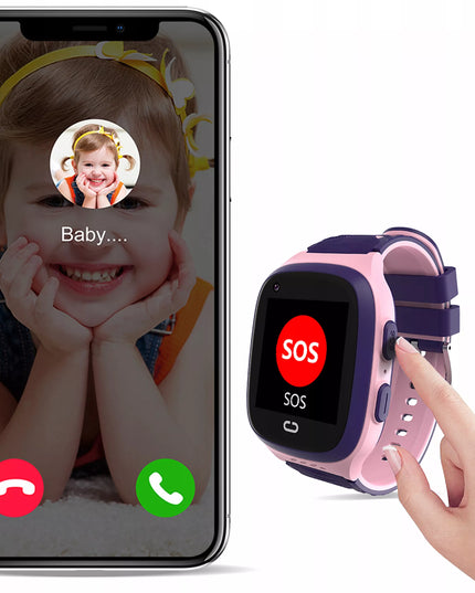 BLOW K18 išmanusis laikrodis vaikams su SIM kortele, telefono funkcija, vaizdo skambučiais, GPS, SMS ir žaidimais
