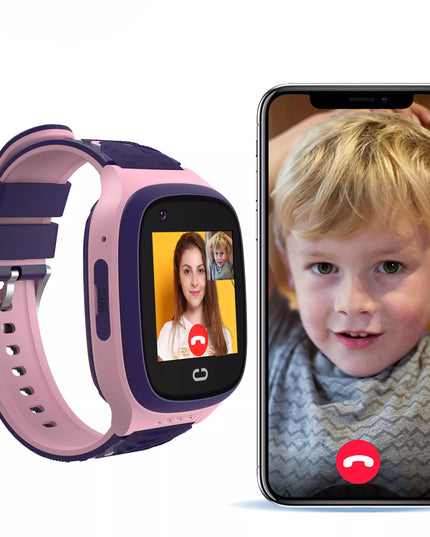 BLOW K18 išmanusis laikrodis vaikams su SIM kortele, telefono funkcija, vaizdo skambučiais, GPS, SMS ir žaidimais