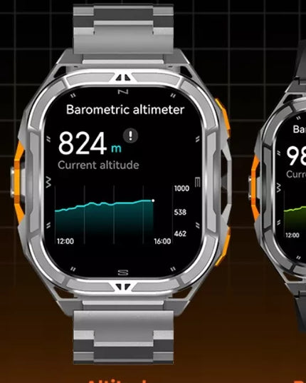 Išmanusis laikrodis Cubot GT3 AMOLED GPS skambučiai tvirtas karinis