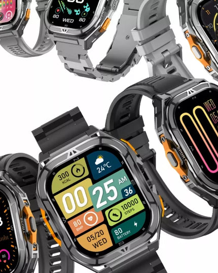 Išmanusis laikrodis Cubot GT3 AMOLED GPS skambučiai tvirtas karinis