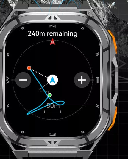 Išmanusis laikrodis Cubot GT3 AMOLED GPS skambučiai tvirtas karinis