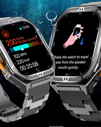 Išmanusis laikrodis Cubot GT3 AMOLED GPS skambučiai tvirtas karinis
