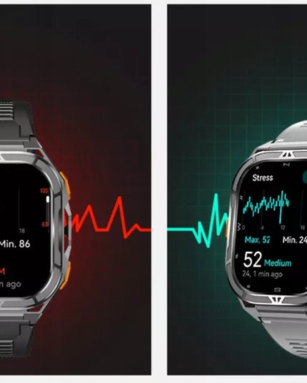 Išmanusis laikrodis vyrams Cubot GT3 AMOLED GPS skambučiai šarvuotas karinis