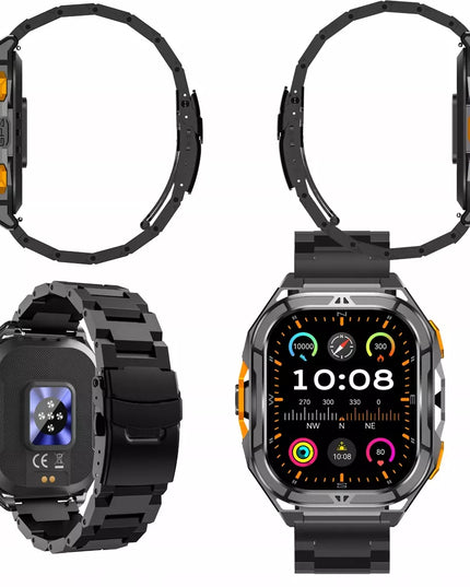 Išmanusis laikrodis vyrams Cubot GT3 AMOLED GPS skambučiai šarvuotas karinis