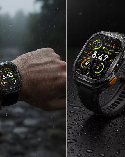 Išmanusis laikrodis vyrams Cubot GT3 AMOLED GPS skambučiai šarvuotas karinis