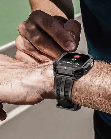 Išmanusis laikrodis vyrams Cubot X1 AMOLED skambučiai tvirtas vandeniui atsparus