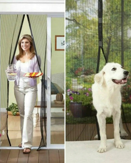Tvirta magnetinė durų tinklelis nuo vabzdžių 100x210 cm
