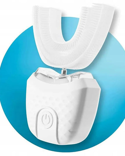 Garsinis UV 360 U formos dantų šepetėlis vaikams ir suaugusiems dantų balinimui