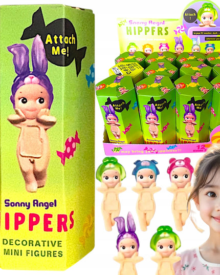 SONNY ANGEL HIPPERS mini lėlė telefonui, gyvūnėlių dekoracija, įvairūs modeliai