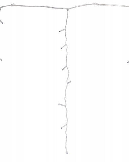 VARVEKLIAI 300 LED prailginami 10m FLASH lauko ŠALTAI BALTA